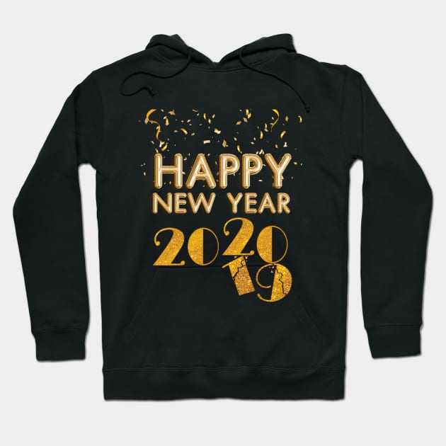 Happy New Year 2020 tee New Years Eve Party Hoodie by houssem